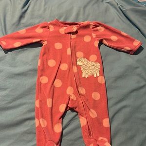 Baby essentials carters 0-3 months sheep footsie